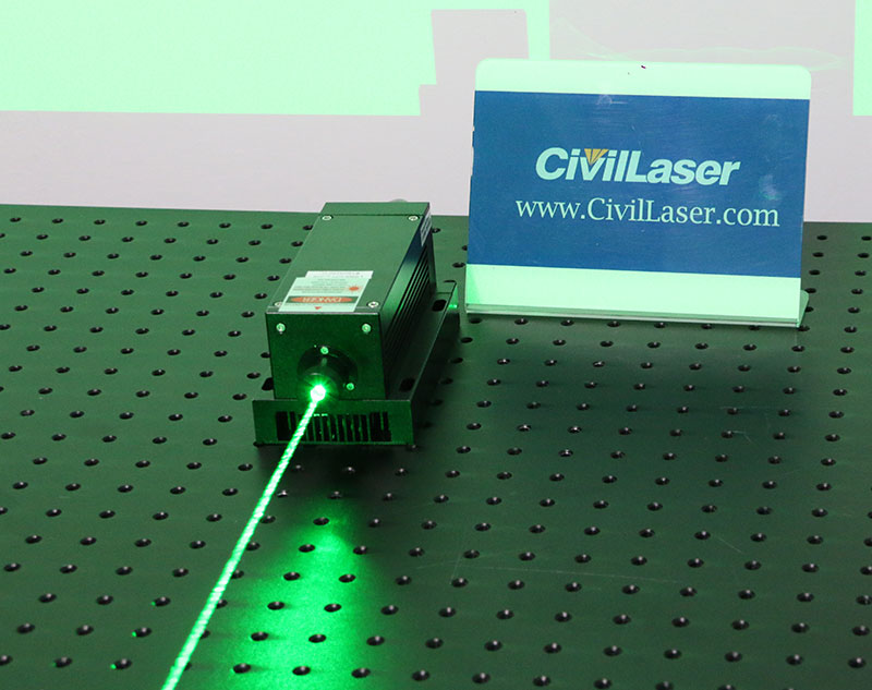 532nm 600mW~700mW green dpss with تعديل TTL high quality solid state laser